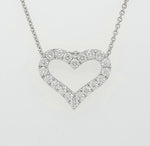 Load image into Gallery viewer, 18k White Gold 0.61 Carat Pendant
