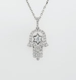 Load image into Gallery viewer, 18k White Gold 0.54 Carat Pendant
