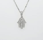 Load image into Gallery viewer, 18k White Gold 0.25 Carat Pendant
