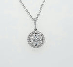 Load image into Gallery viewer, 18k White Gold 1.13 Carat Pendant
