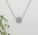 Load image into Gallery viewer, 14k White Gold 0.31 Carat Pendant
