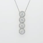 Load image into Gallery viewer, 18k White Gold 2.04 Carat Pendant 

