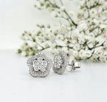 Load image into Gallery viewer, 18k White Gold 1.58 Carat Earrings
