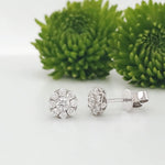 Load image into Gallery viewer, 18k White Gold 0.72 Carat Earrings
