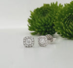 Load image into Gallery viewer, 18k White Gold 0.46 Carat Earrings
