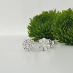 Load image into Gallery viewer, 18k White Gold 0.85 Carat Earrings
