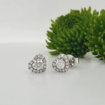 Load image into Gallery viewer, 18k White Gold 0.58 Carat Earrings

