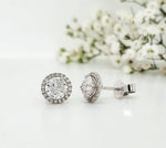 Load image into Gallery viewer, 18k White Gold 2.15 Carat Earrings
