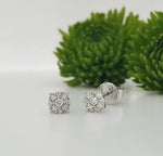 Load image into Gallery viewer, 18k White Gold 0.27 Carat Earrings
