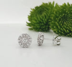 Load image into Gallery viewer, 18k White Gold 0.97 Carat Earrings
