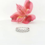 Load image into Gallery viewer, 18k White Gold 0.28 Carat Wedding Band
