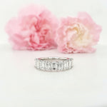 Load image into Gallery viewer, 18k White Gold 3.02 Carat Wedding Band
