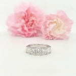 Load image into Gallery viewer, 14k White Gold 2.65 Carat Wedding Band
