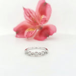 Load image into Gallery viewer, 18k White Gold 0.22 Carat Wedding Band
