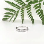 Load image into Gallery viewer, 18k White Gold 0.75 Carat Wedding Band

