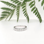 Load image into Gallery viewer, 18k White Gold 1.00 Carat Wedding Band
