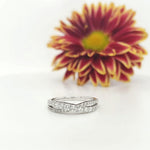 Load image into Gallery viewer, 18k White Gold 0.59 Carat Wedding Band
