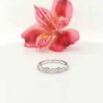 Load image into Gallery viewer, 18k White Gold 0.45 Carat Wedding Band
