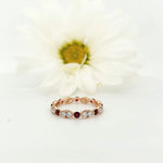 Load image into Gallery viewer, 18k Rose Gold 1.13 Carat Wedding Band
