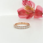 Load image into Gallery viewer, 18k Rose Gold 0.72 Carat Wedding Band
